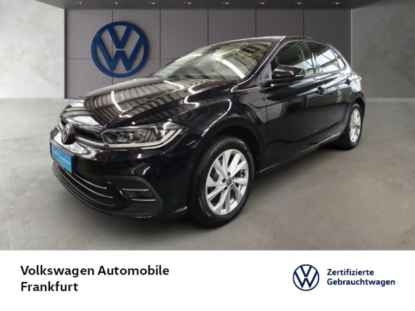 Volkswagen Polo 1.0 TSI Style Navi IQ.Light DAB+ FrontAssis Noir - 1