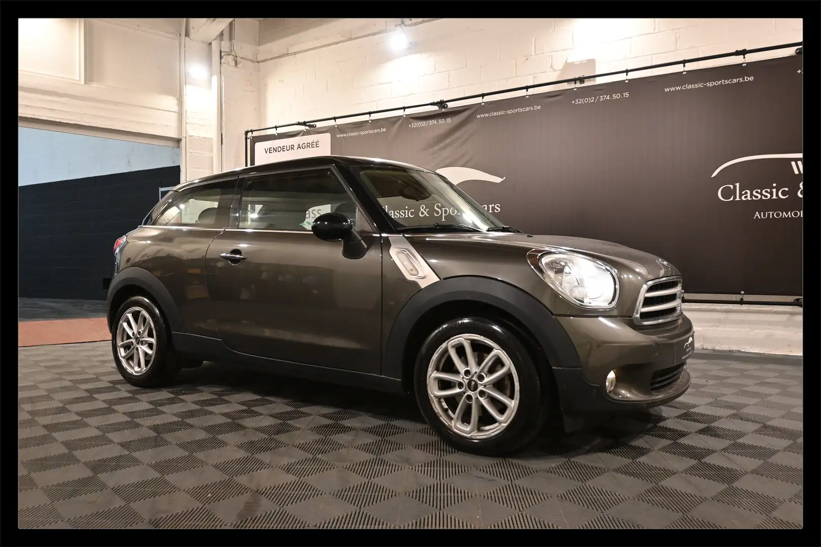 MINI Cooper D Paceman 1.6 D PACK SPORT / CUIR / GPS NAVI / BLUETOOTH !! Gris - 1