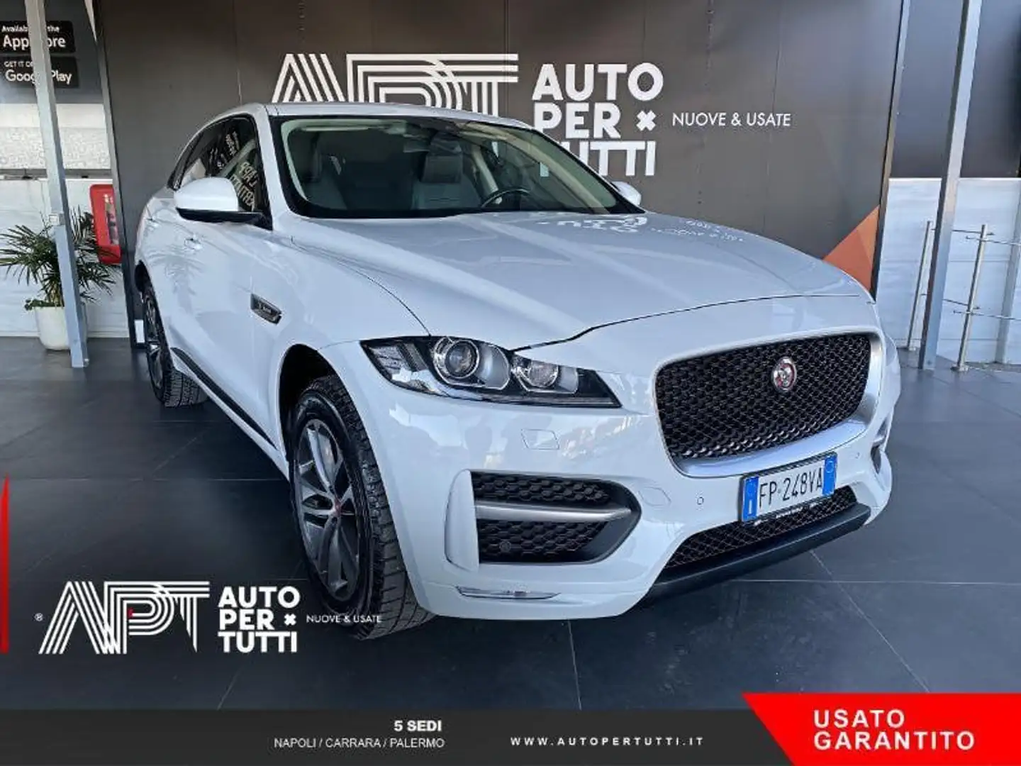 Jaguar F-Pace F-Pace 2.0d i4 R-Sport awd 180cv auto my18 Blanco - 2