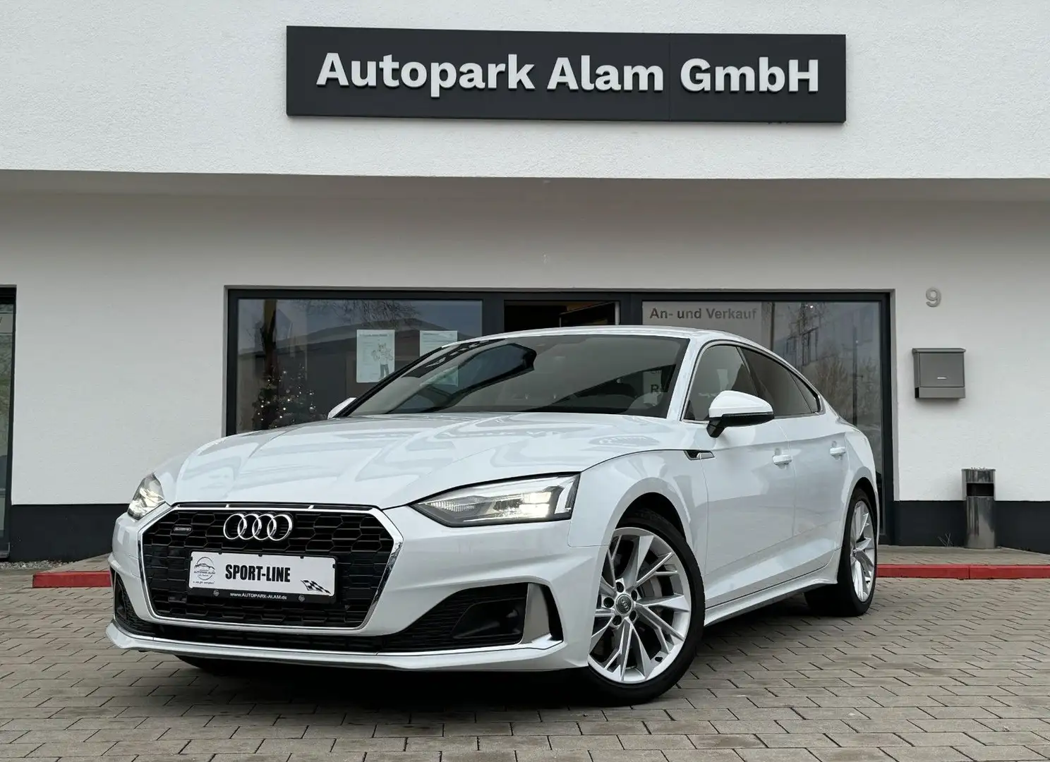 Audi A5 Sportback 45 TDI quattro S Line LED Navi DAB Weiß - 1