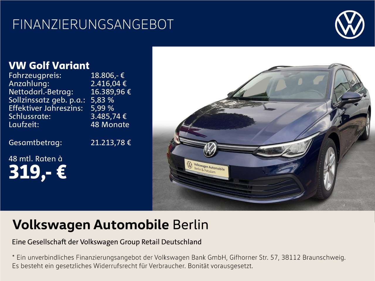 Volkswagen Golf Variant 2021