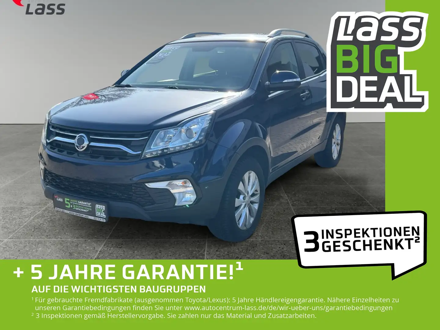 SsangYong Korando 2.0  Quarz 4x2 AUT+SHZ+LM Azul - 1