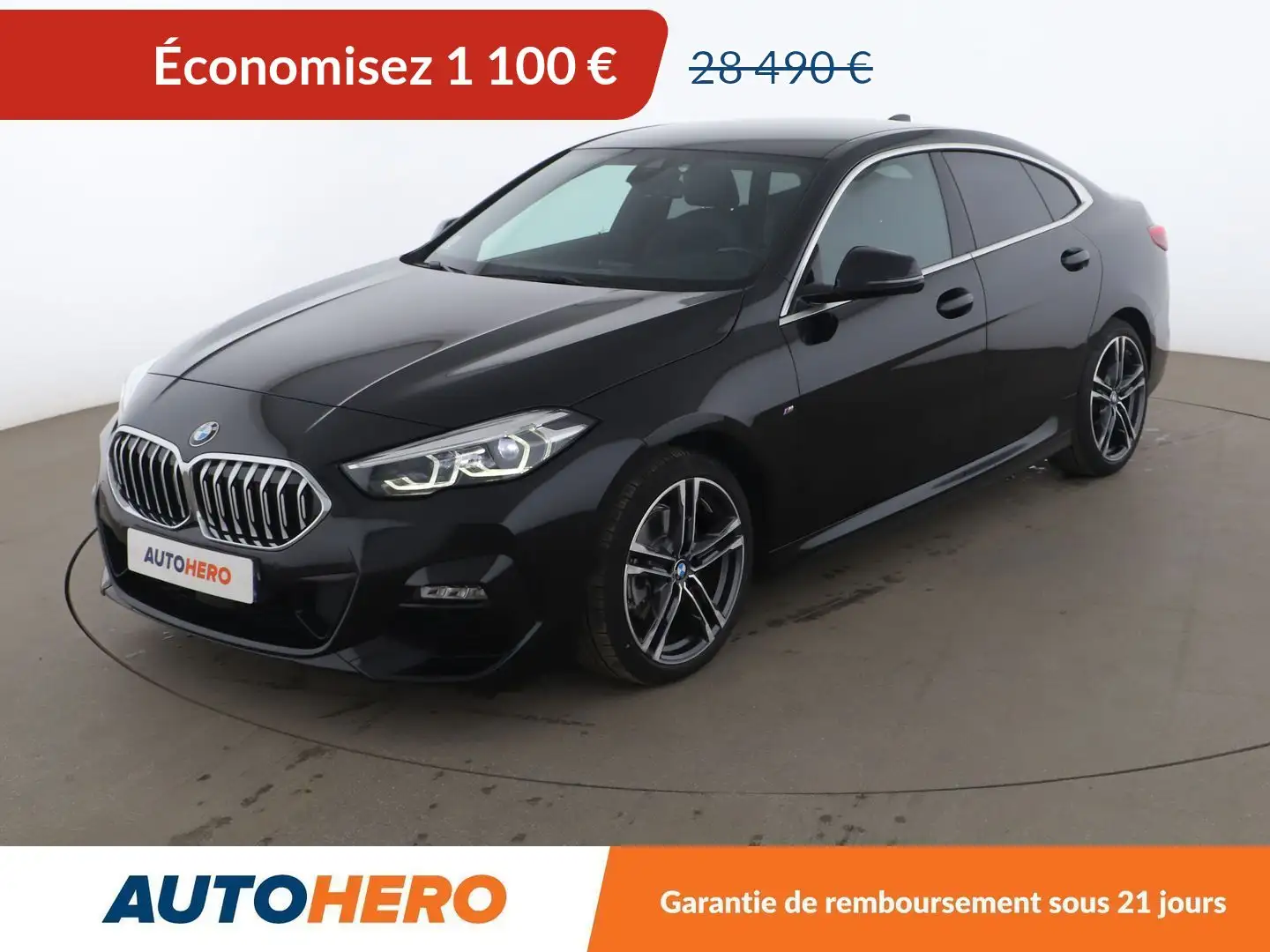 BMW 218 Gran Coupé 218d M Sport BV8 Noir - 1