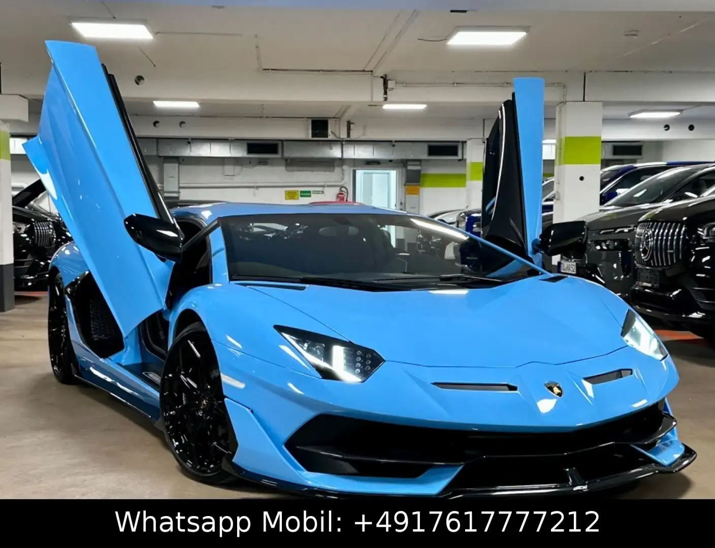 Lamborghini Aventador AVENTADOR SVJ 10F900 CARBON LIFT SENSONUM FULL! Blau - 1