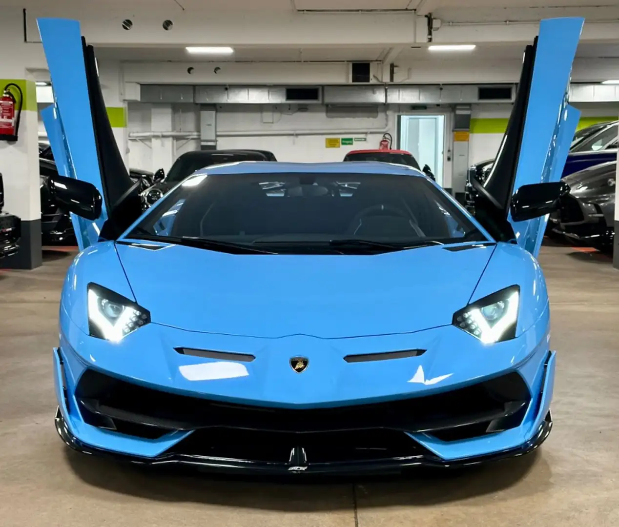 Lamborghini Aventador AVENTADOR SVJ 10F900 CARBON LIFT SENSONUM FULL! Blau - 2