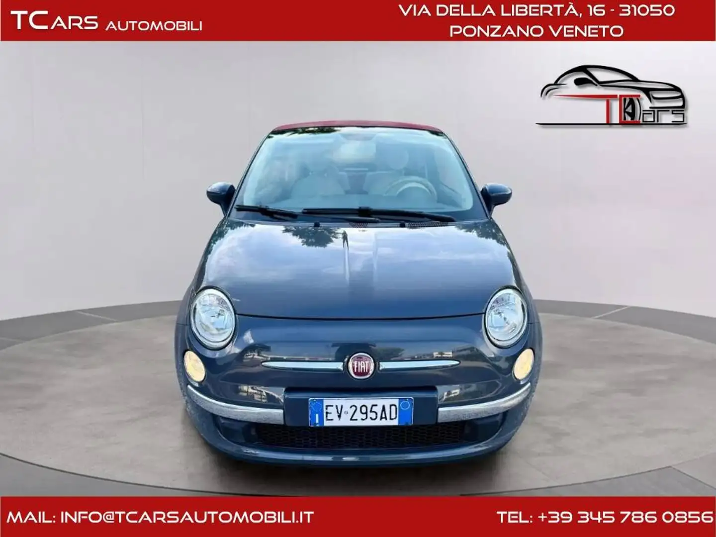 Fiat 500C 1.2 CABRIO BENZINA EURO 6 CON 3 ANNI GARANZIA TOP Gris - 2