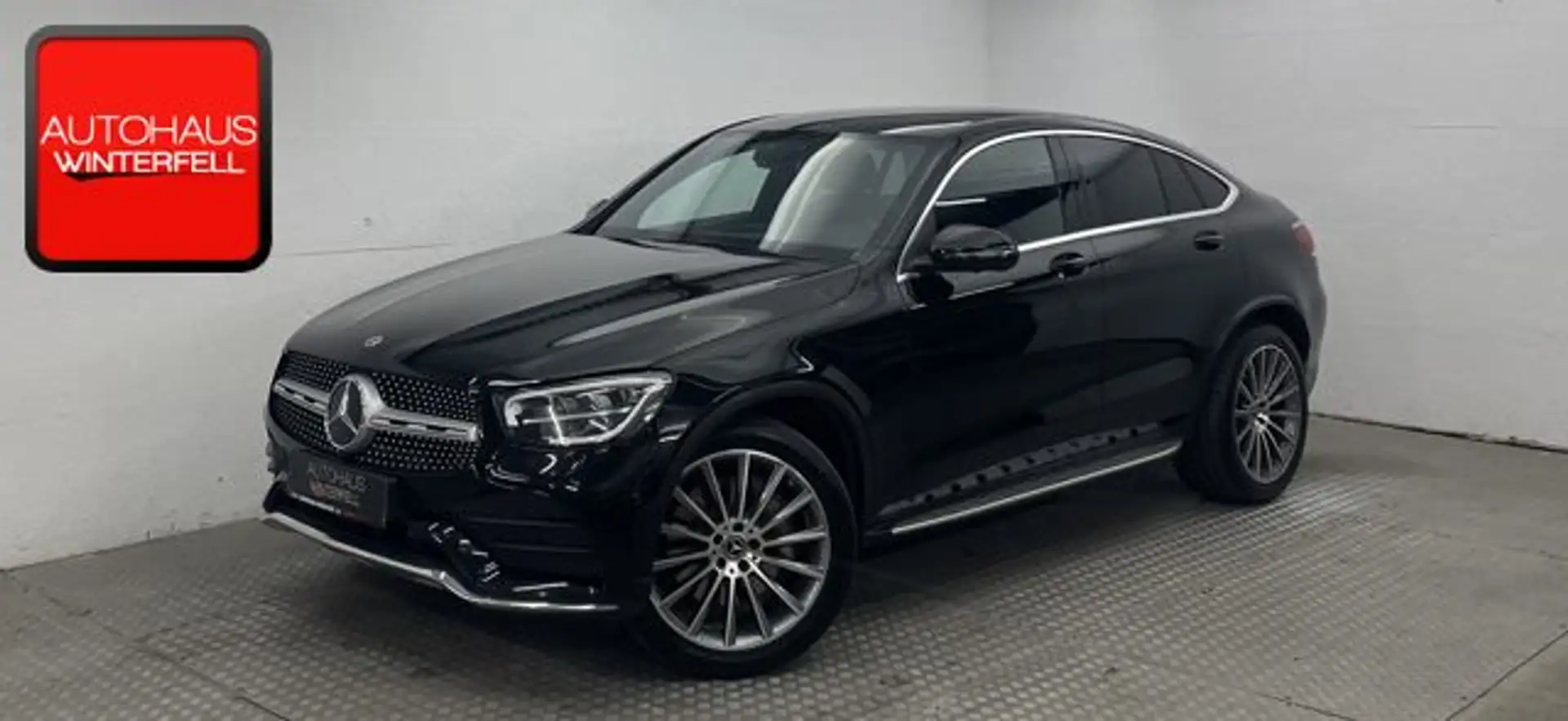 Mercedes-Benz GLC 300 d 4M COUPE AMG 20Z+HUD+360+LED+TRITTBRET Noir - 1