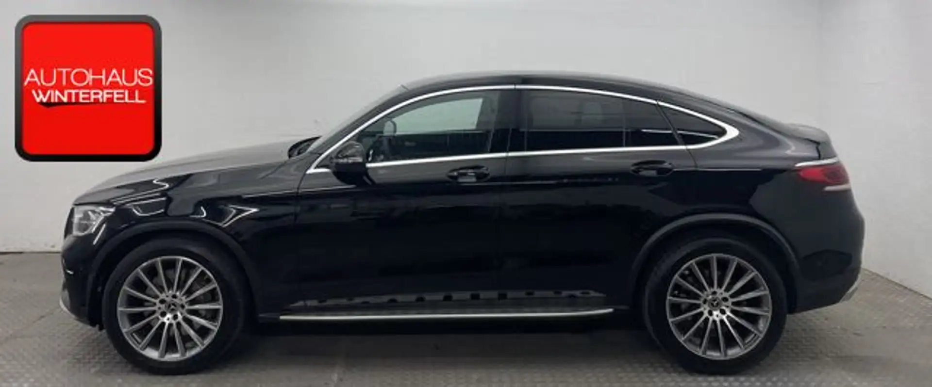 Mercedes-Benz GLC 300 d 4M COUPE AMG 20Z+HUD+360+LED+TRITTBRET Schwarz - 2