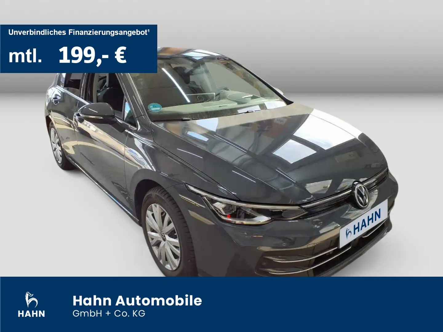 Volkswagen Golf VIII 1.5eTSI DSG Style AHK Cam HuD LED+ Nav Grau - 1