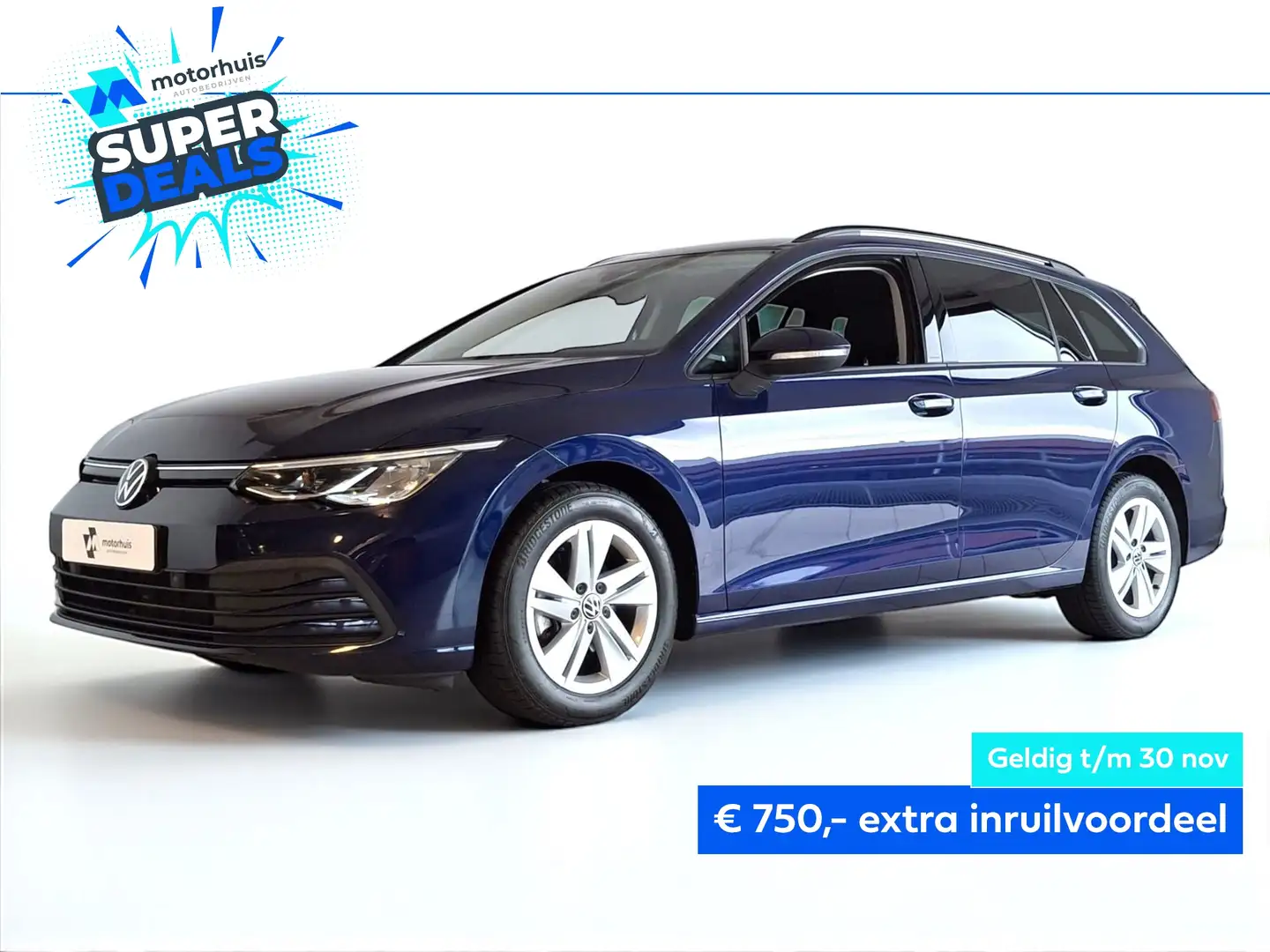 Volkswagen Golf Variant 1.0 TSI 110pk Life VIRTUAL LED CAMERA Bleu - 1