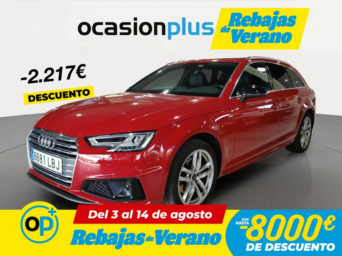 Audi A4 Avant 35 TDI S line S tronic 110kW Rojo - 1