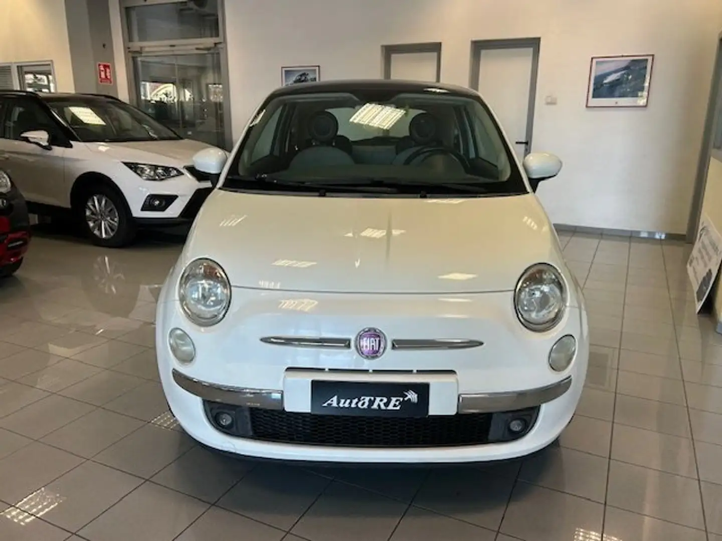 Fiat 500 500 1.2 Lounge 69cv ''NEOPATENTATI'' Bianco - 2