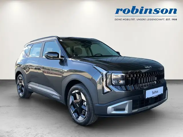 Kia Seltos 1,6 TGDI 180 2WD Silber
