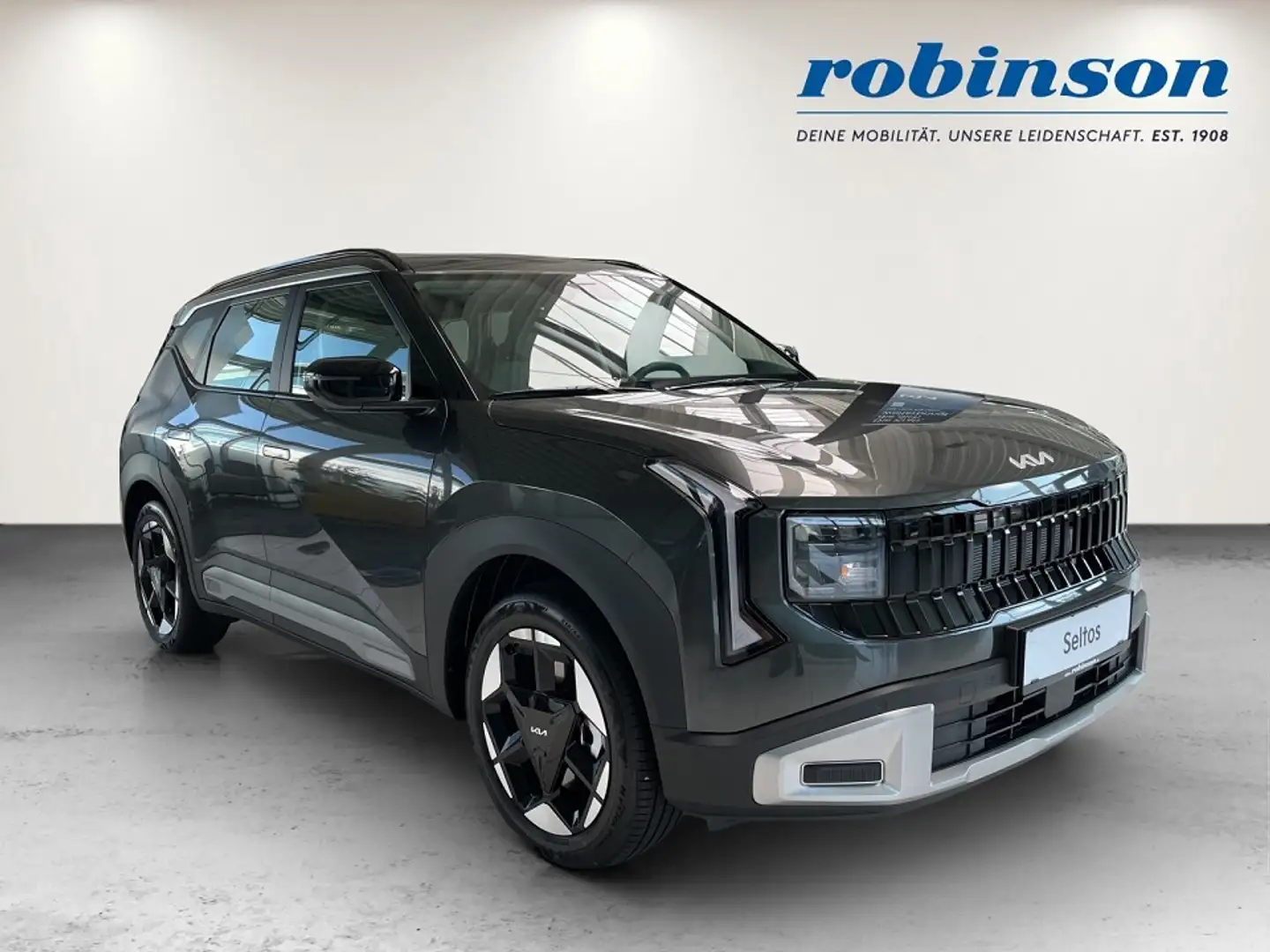 Kia Seltos 1,6 TGDI 180 2WD Silber Grau - 1