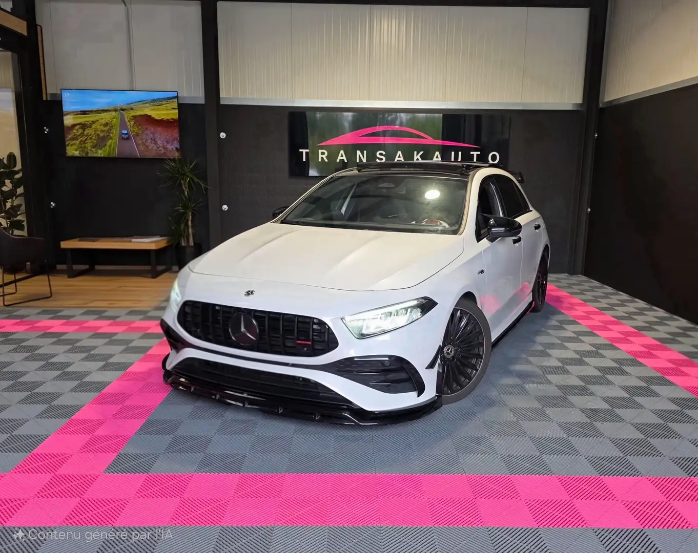 Mercedes-Benz A 180 A 180 AMG Line - Pack Premium Blanc - 2