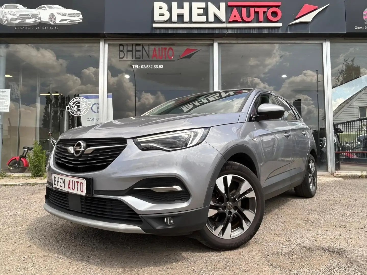 Opel Grandland X 1.2/NAVI/RADAR DE RECUL/AIRCO/TRES PROPRE Grigio - 1