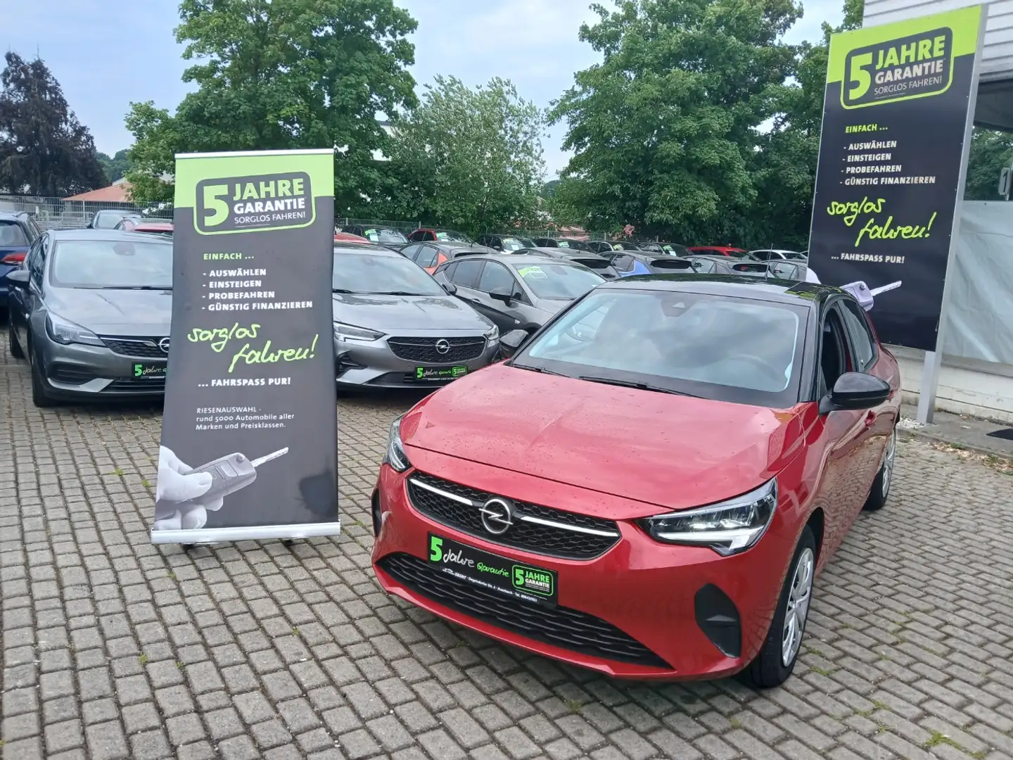 Opel Corsa-e F Klima,DAB,USB,Isofix,El. Parkbremse Rot - 2