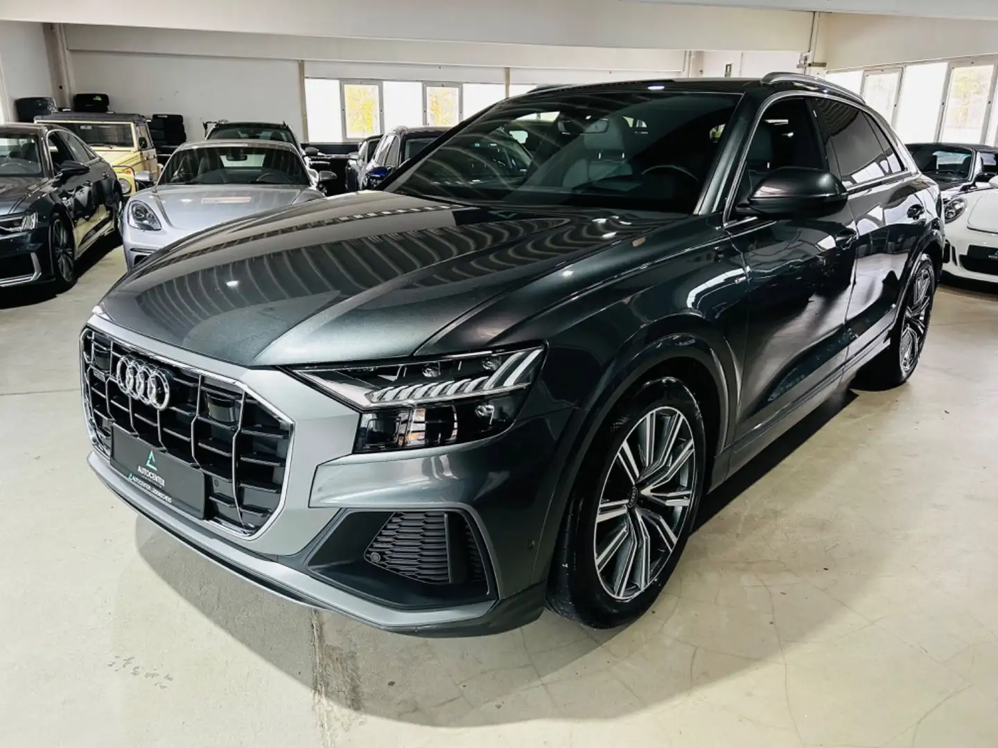 Audi Q8 50 TDI quattro *S line Sport / Plus*Matrix* Gris - 2