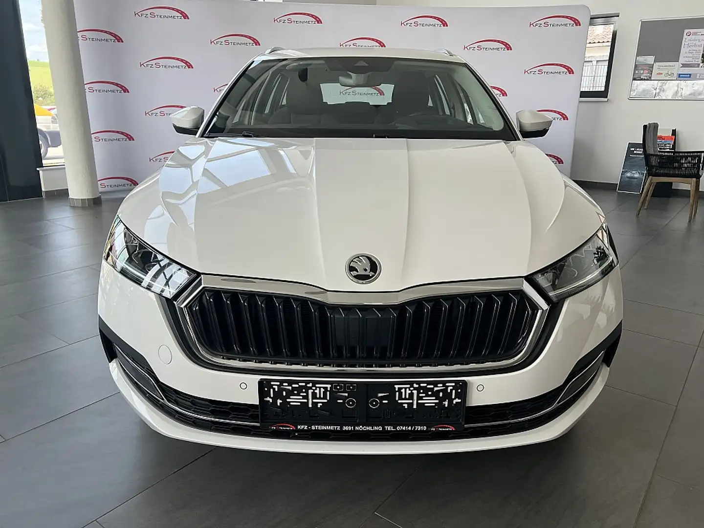 Skoda Octavia Combi 2,0 TDI Style DSG, ACC, Head Up, Fahrzeug... Blanc - 2