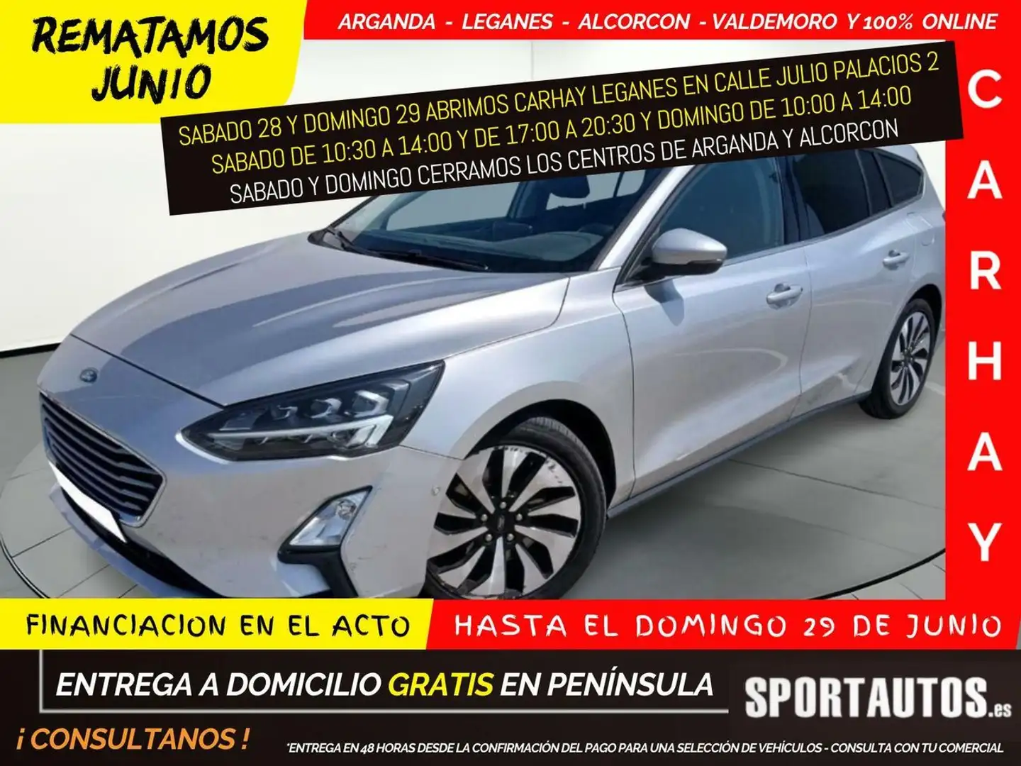Ford Focus Sportbreak 1.5Ecoblue Trend+ Aut. Gris - 1