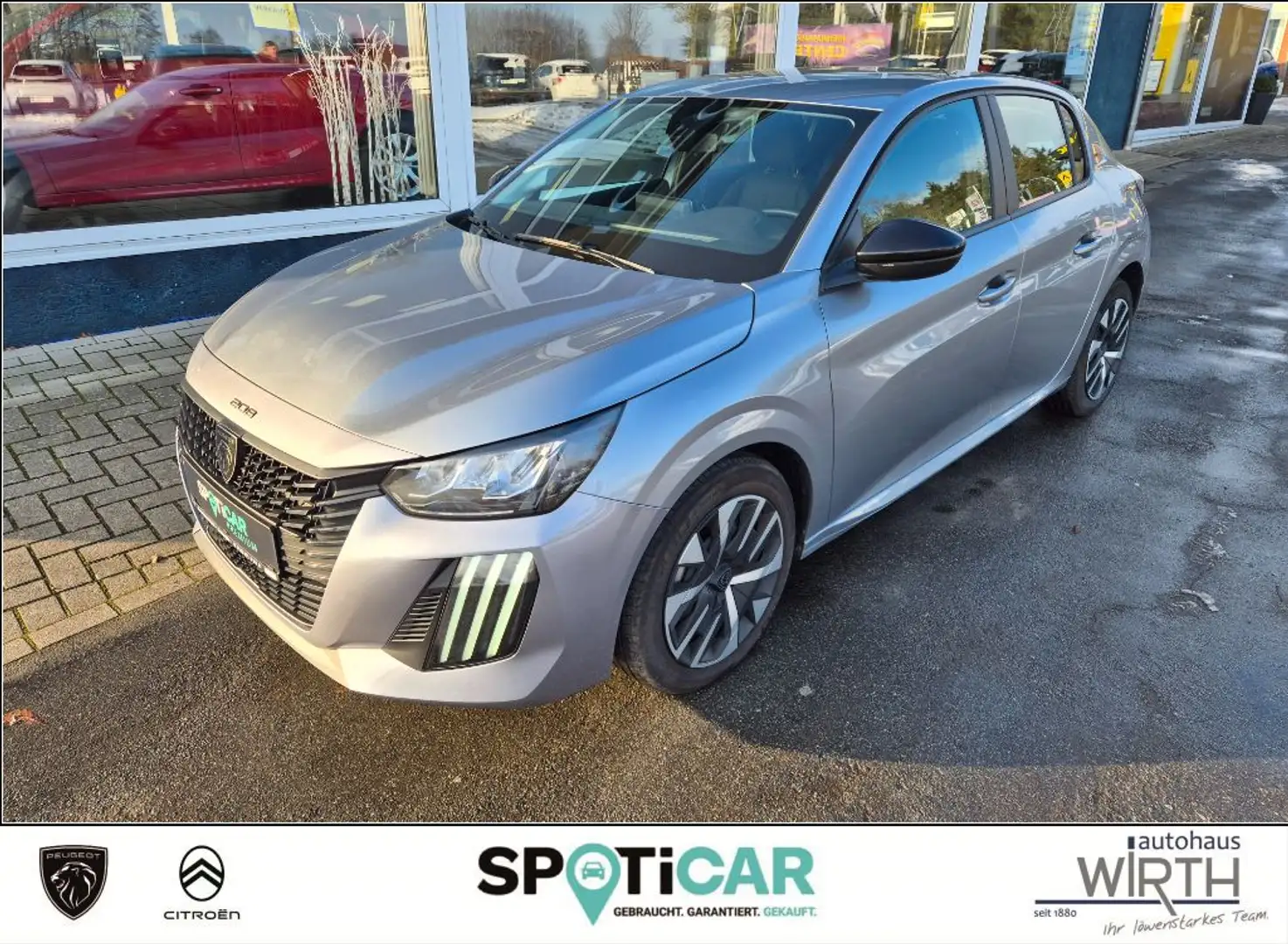 Peugeot 208 Style 100 SITZHEIZUNG+ECO LED+MIRROR LINK Silber - 1