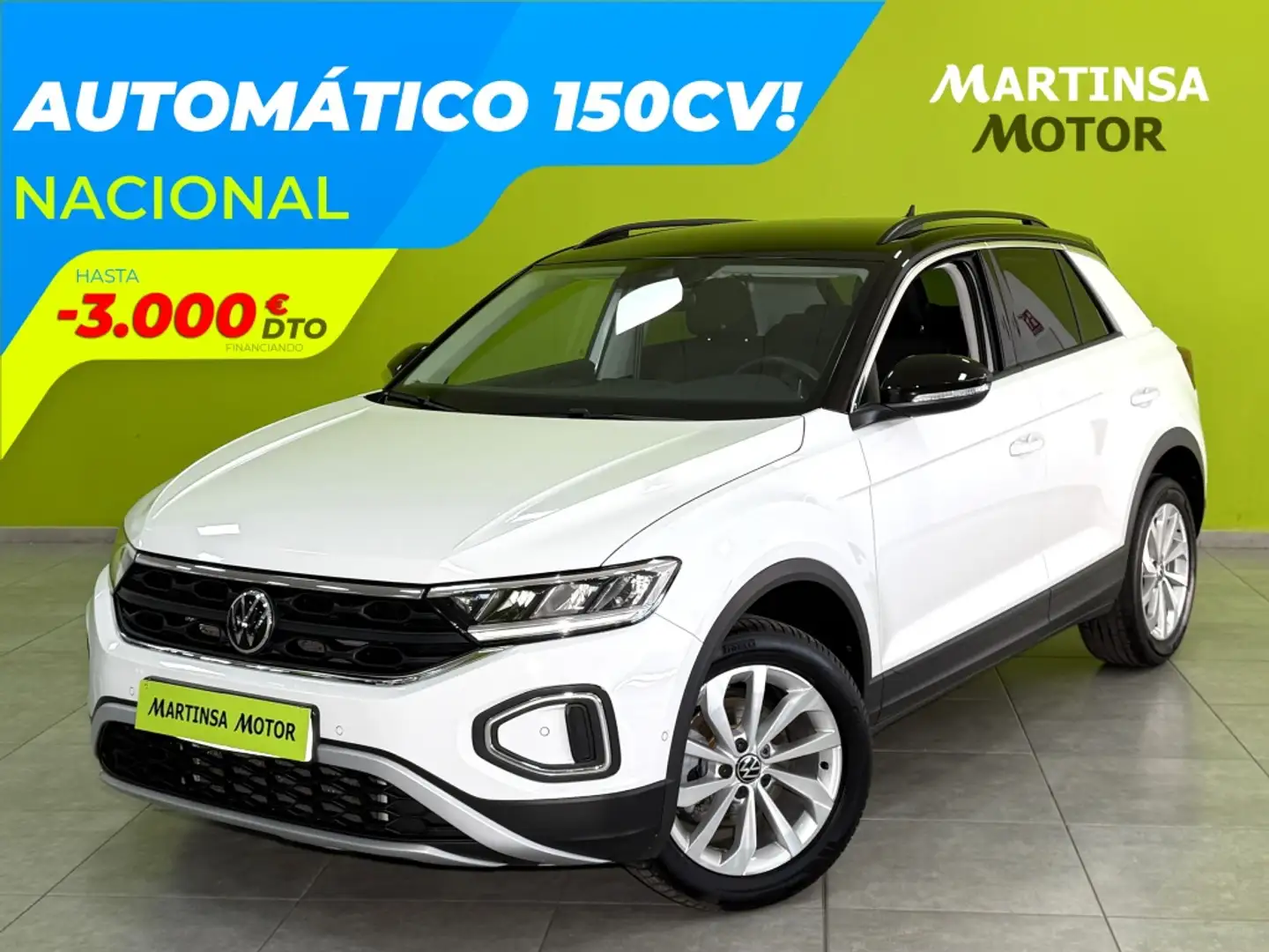 Volkswagen T-Roc 1.5 TSI Más DSG7 110KW Blanco - 1
