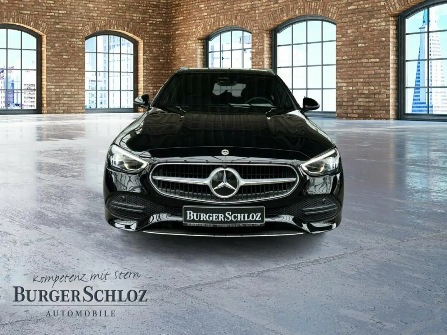 Mercedes-Benz C 180 T-Modell 360 4xSHZ ACC AHK AUT Akustikglas Schwarz - 2