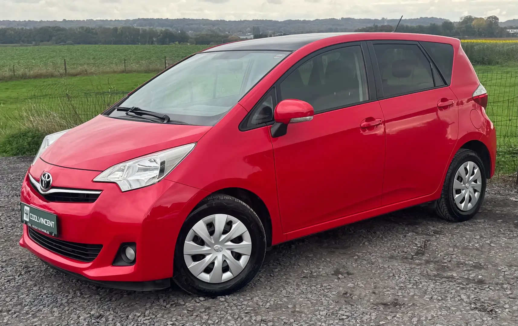 Toyota Verso-S - Toit Pano - Airco - Cam - Garantie 12 mois Rood - 1