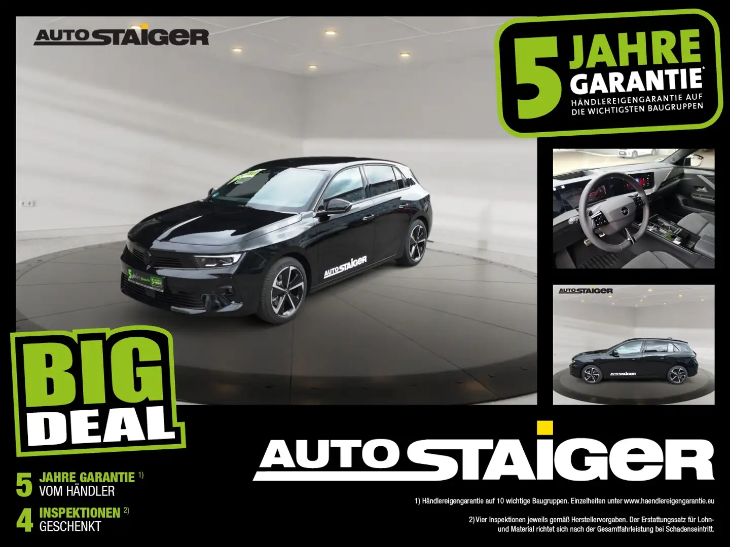 Opel Astra L 1.2 Turbo Mild-Hybrid Parksens*Sitzheizg Schwarz - 1