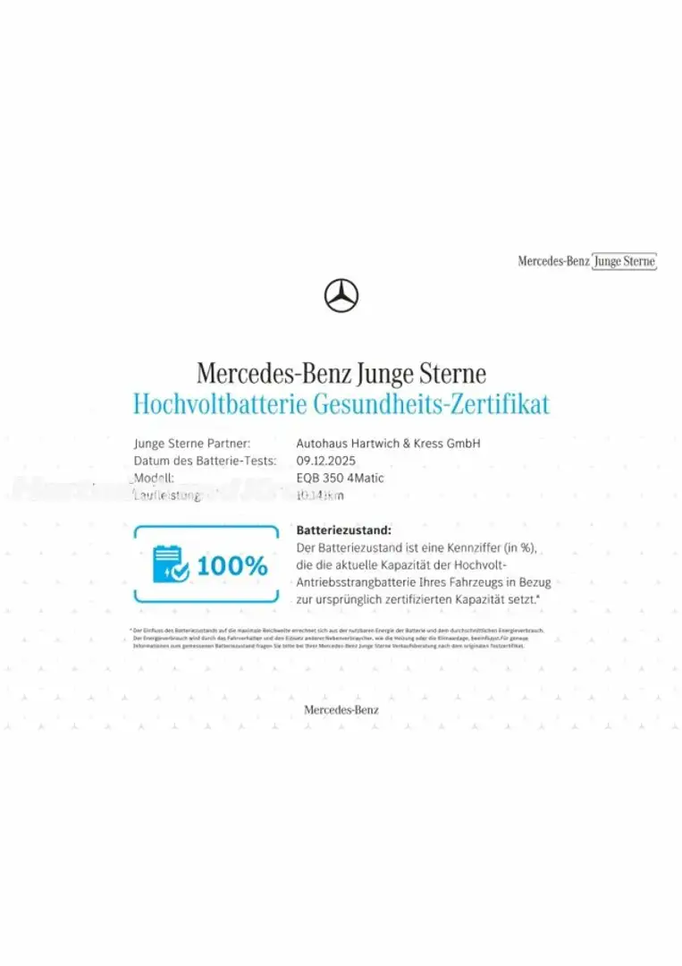 Mercedes-Benz EQB 350 EQB 350 Electric Art 4Matic+7Sitzer+Burmester+Night+Pano+ Blanc - 2
