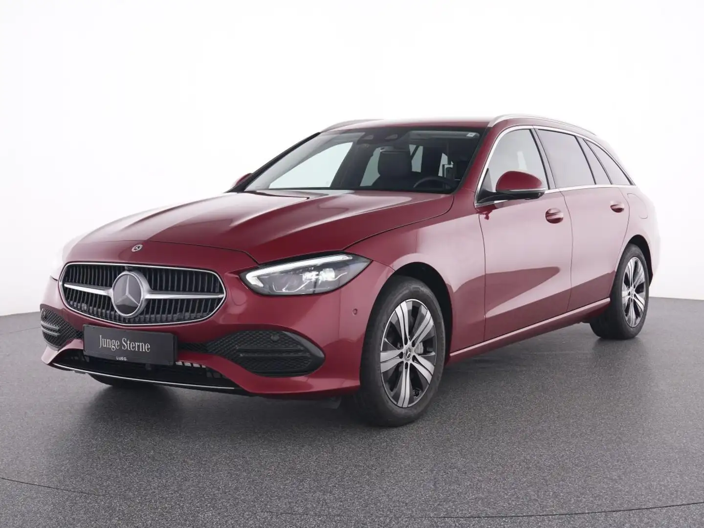 Mercedes-Benz C 300 e T Avantgarde+MBUXPrem+LED-HP+AHK+Mem+360 Červená - 2