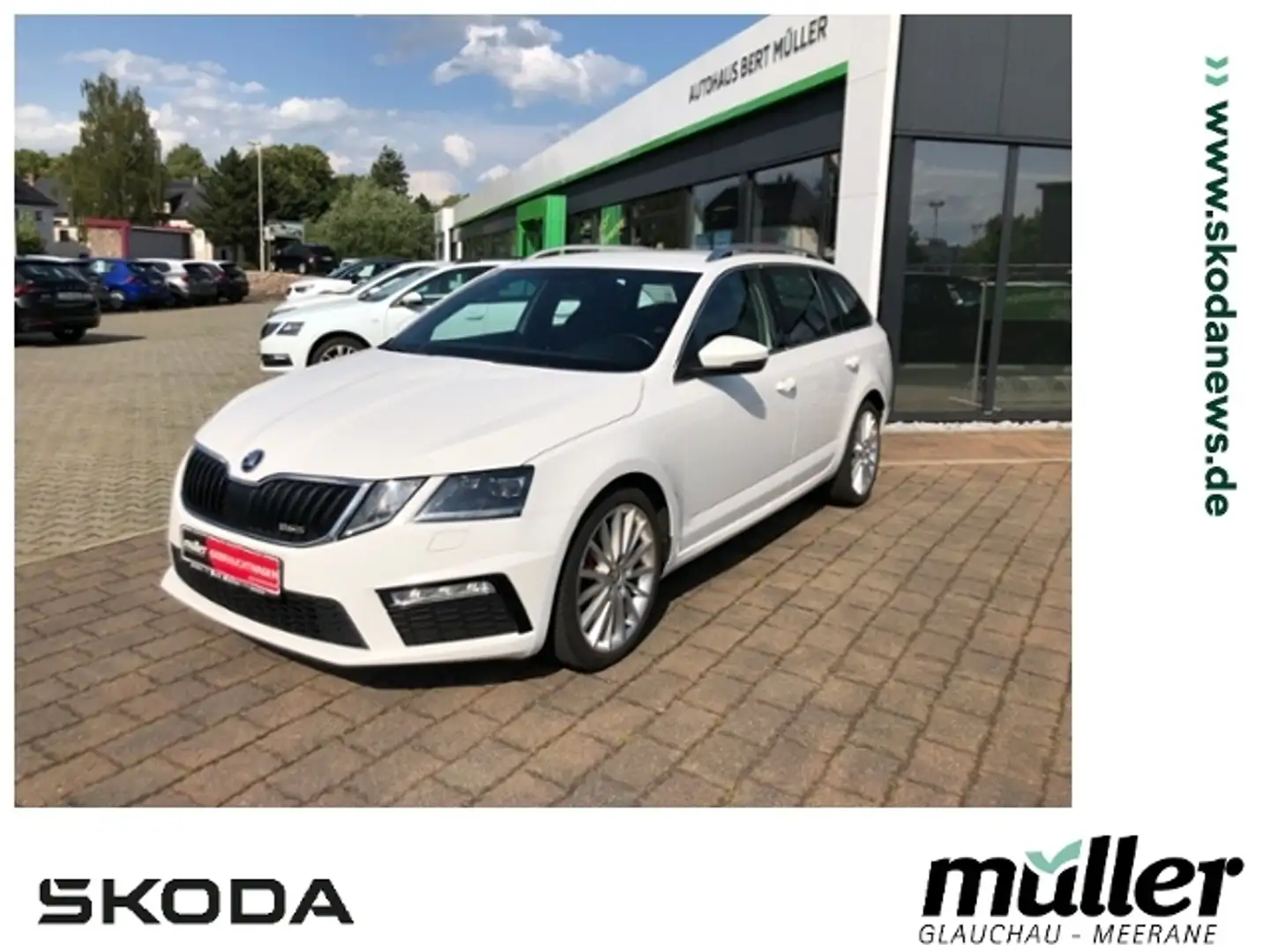 Skoda Octavia Combi RS 245 Climatronic LED 8-fach Weiß - 1