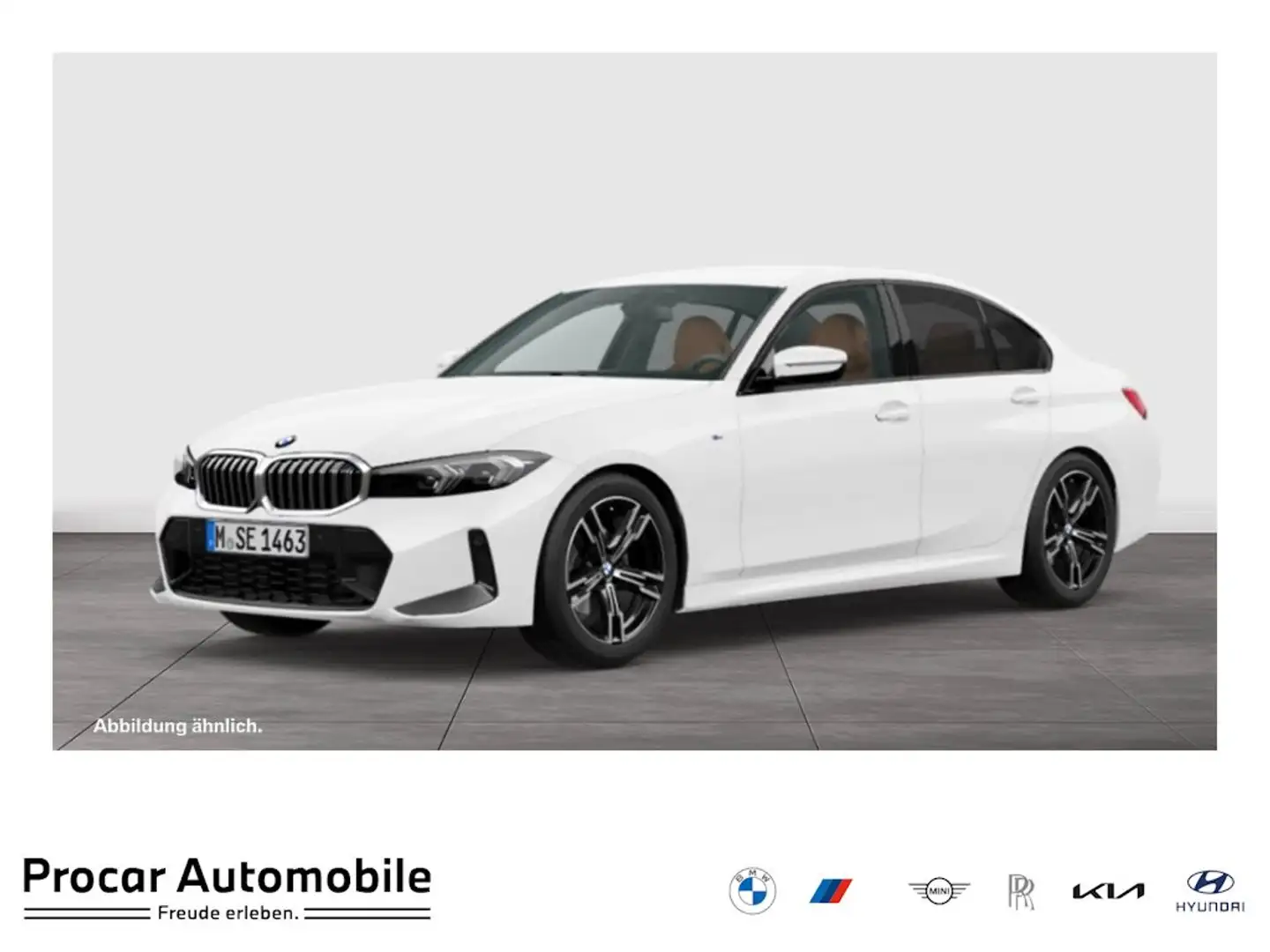 BMW 318 i M SPORT+AHK+PA+SHZ+WIDESCREEN Weiß - 1