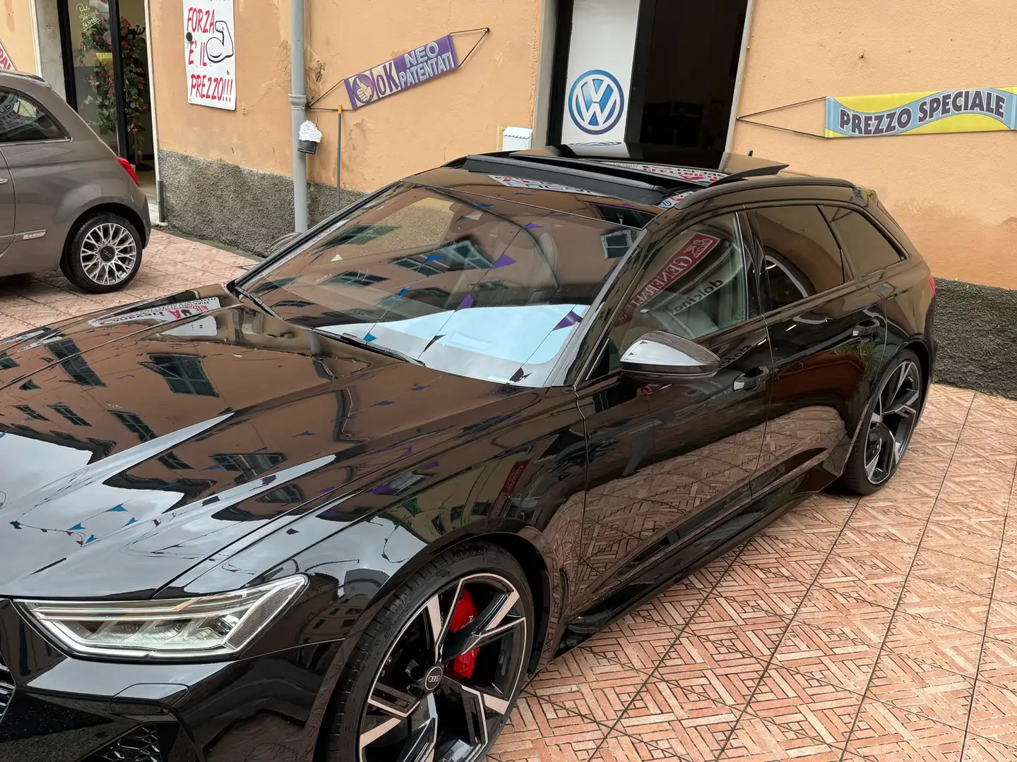 Audi RS6 Dinamica pak/305kmh/FRENI CARBOCERAMICI/tetto apri Nero - 1