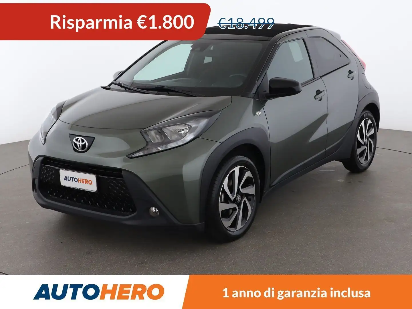 Toyota Aygo X 1.0 Trend Air 72 CV Verde - 1