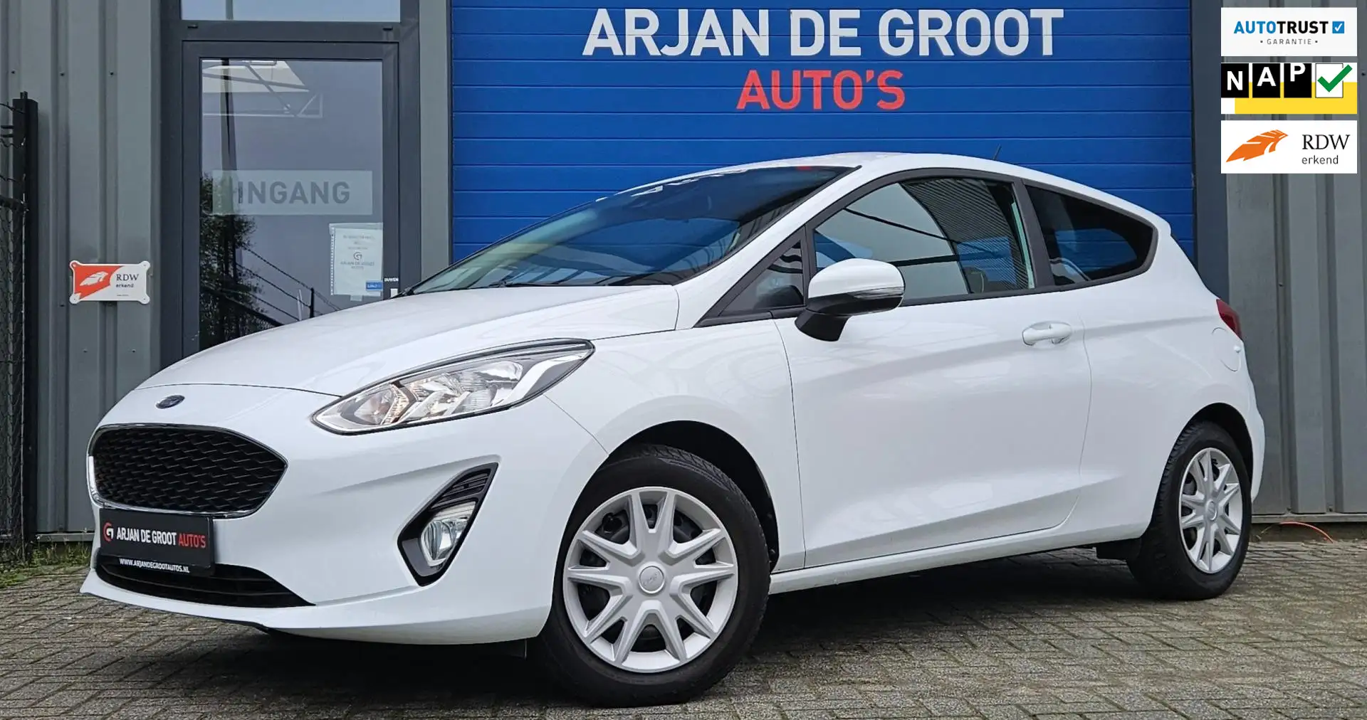Ford Fiesta 1.1 Trend 85PK Airco Lane assist Carplay® PDC Stoe Blanc - 1