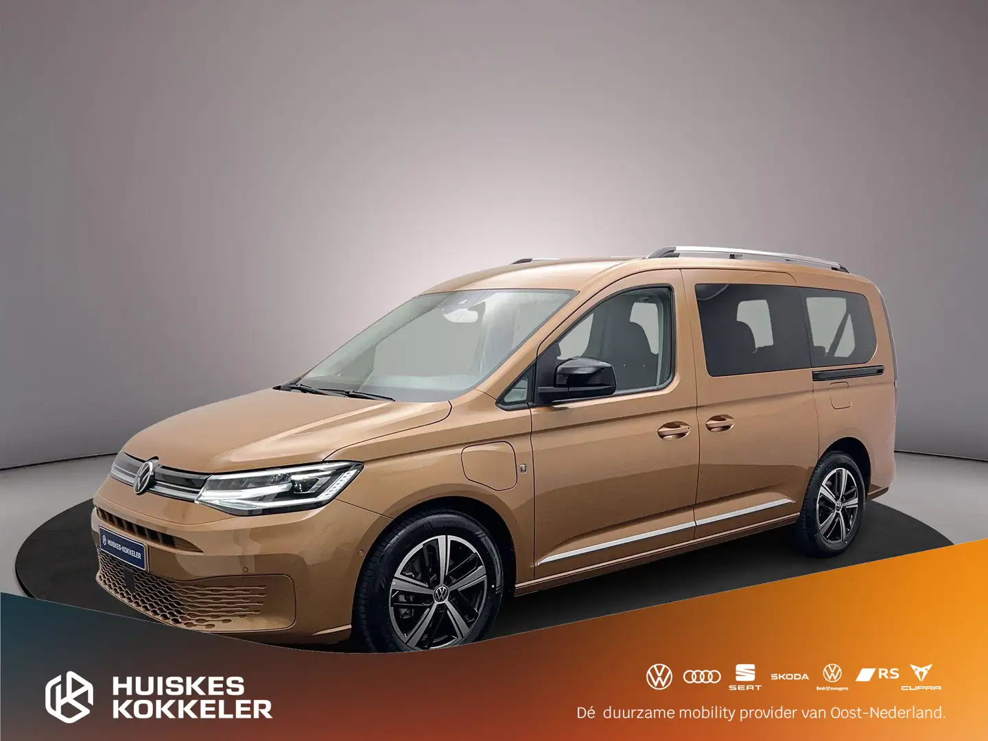 Volkswagen Caddy Kombi Maxi 1.5 TSI 150pk DSG E-Hybrid Style | 7-zi Oranje - 1