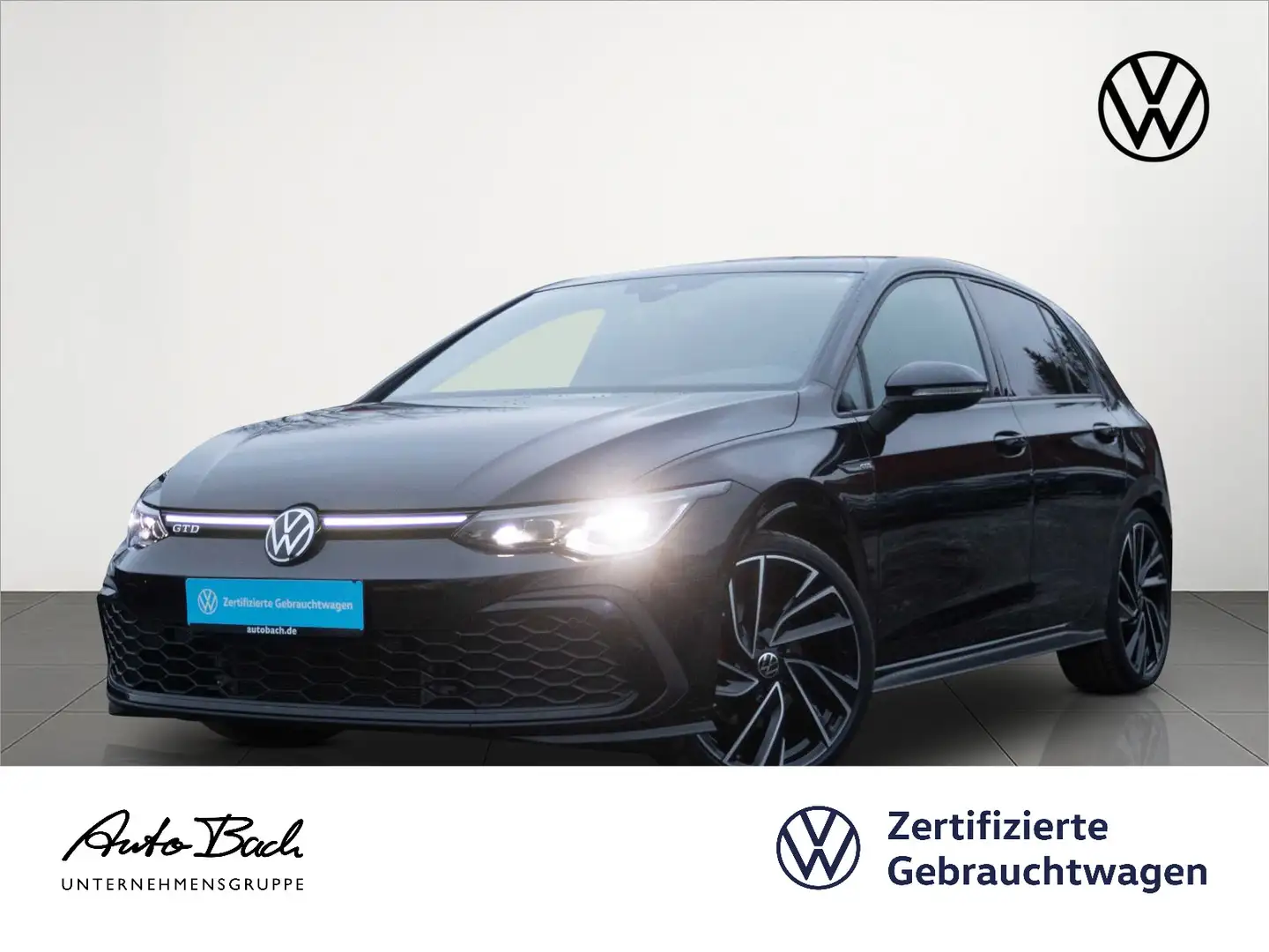 Volkswagen Golf VIII GTD DSG Navi LED ACC CarPlay EPH Schwarz - 1