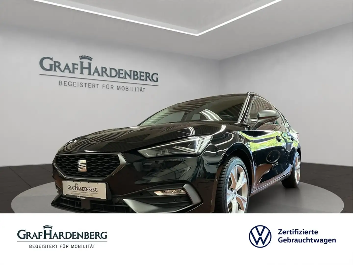SEAT Leon Sportstourer FR-Line TDI DSG MatrixLED Navi Schwarz - 1