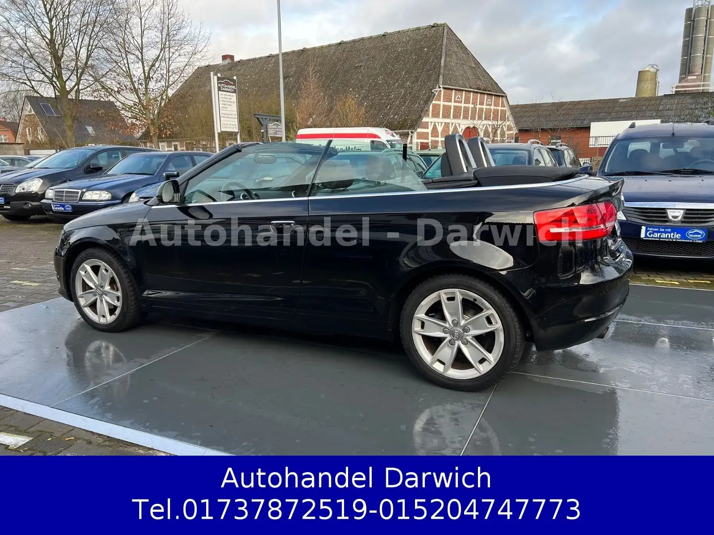 Audi A3 1.6 Cabriolet S Line 2.Hand S.Heft Top Schwarz - 2