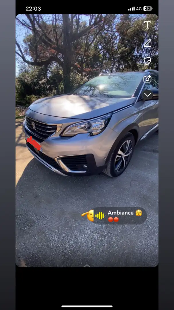 Peugeot 5008 5008 1.2 PureTech 130ch S Gris - 2