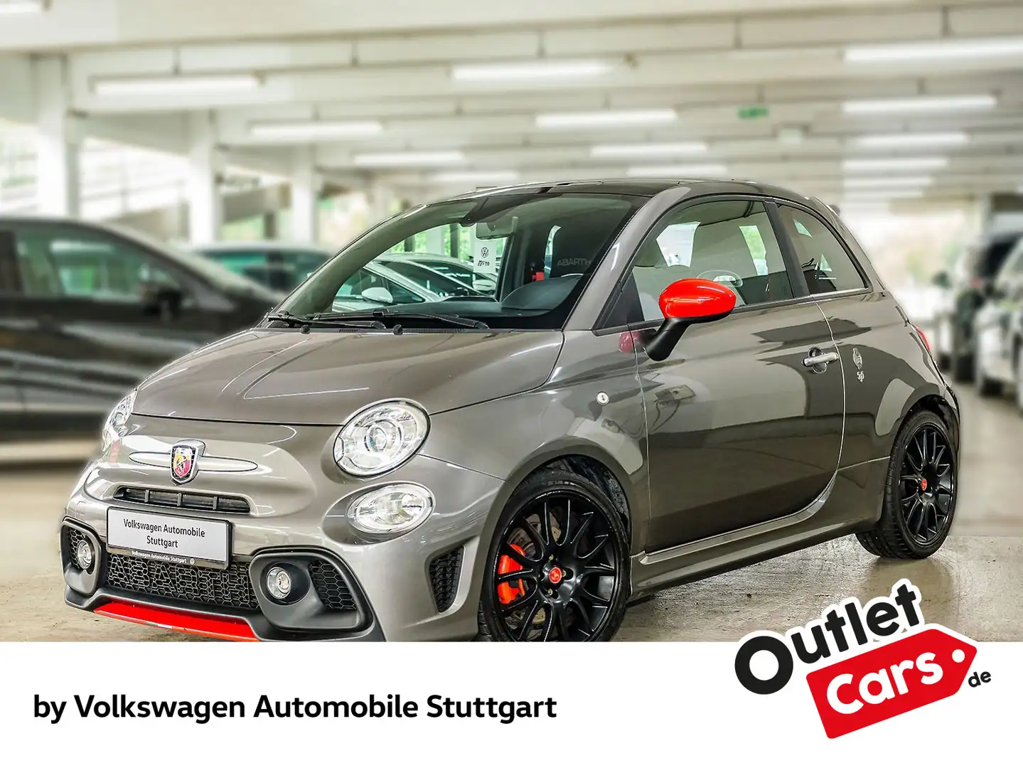 Abarth 595 1.4 T-Jet Pista Xenon Pano Bluetooth PDC Grau - 1