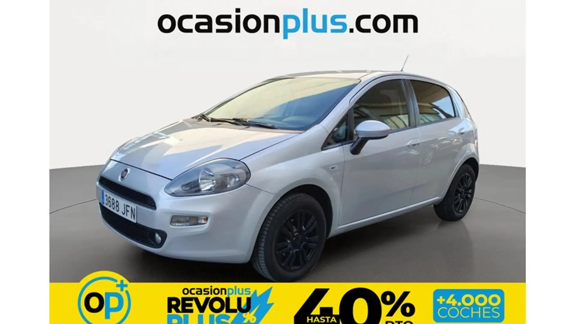 Fiat Punto 1.3Mjt Easy E5+ Gris - 1
