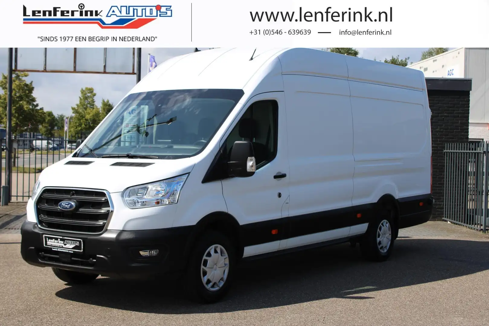 Ford Transit 2.0 TDCI 130 pk L4H3 Navi, Lease va 299,- p/mnd Ca Biały - 1