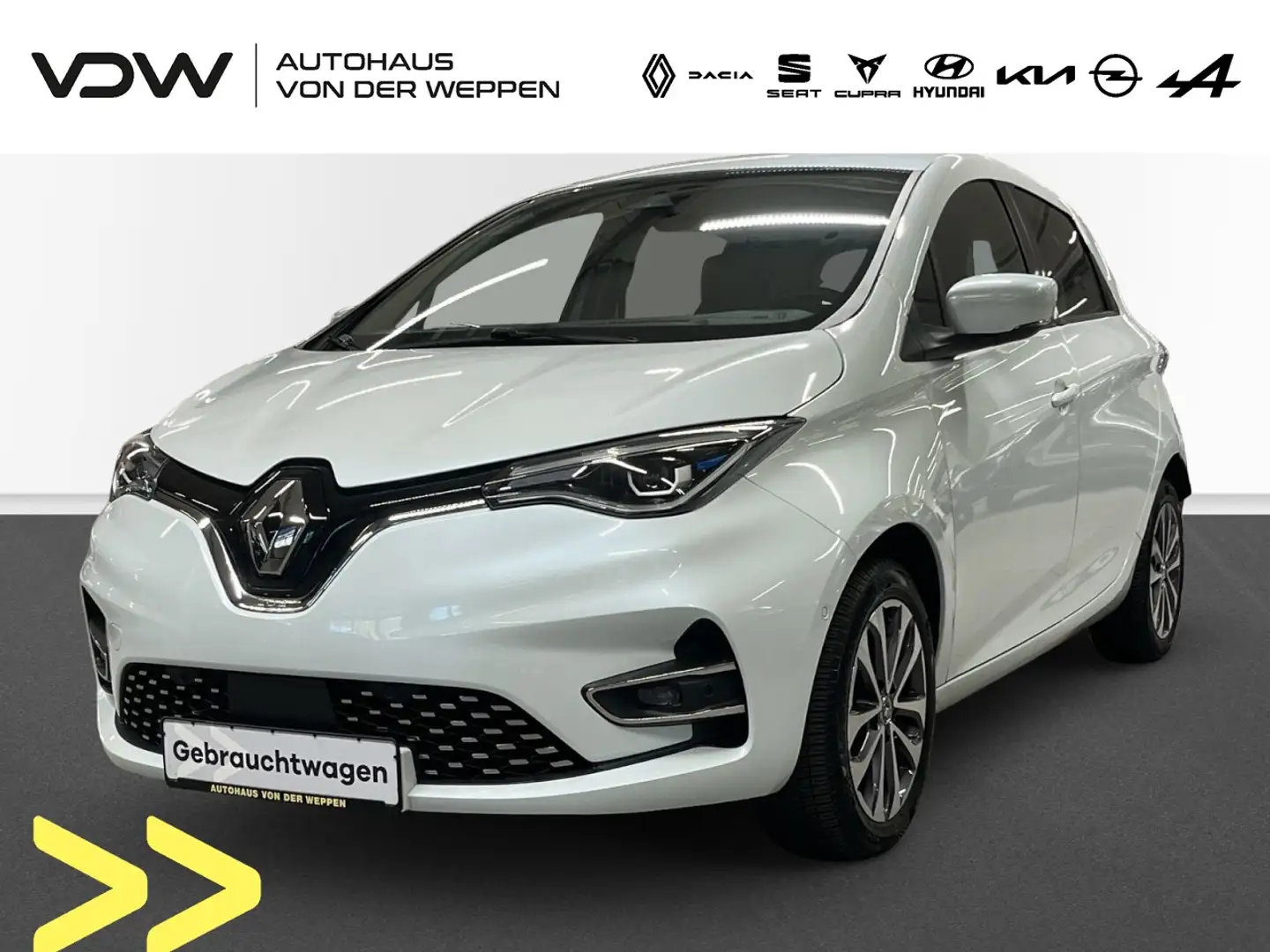 Renault ZOE Intens Klima Navi Rückfahrkamera Sitzheizung Blanc - 1