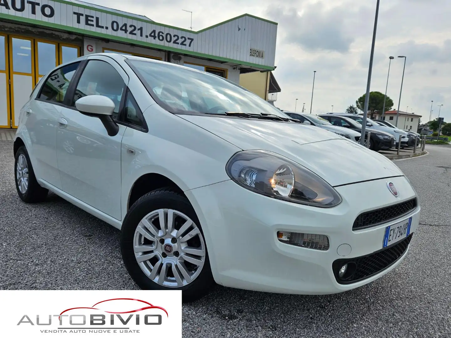 Fiat Punto 1.4 8V 5 porte Easypower Lounge/gpl nuovo! Wit - 1