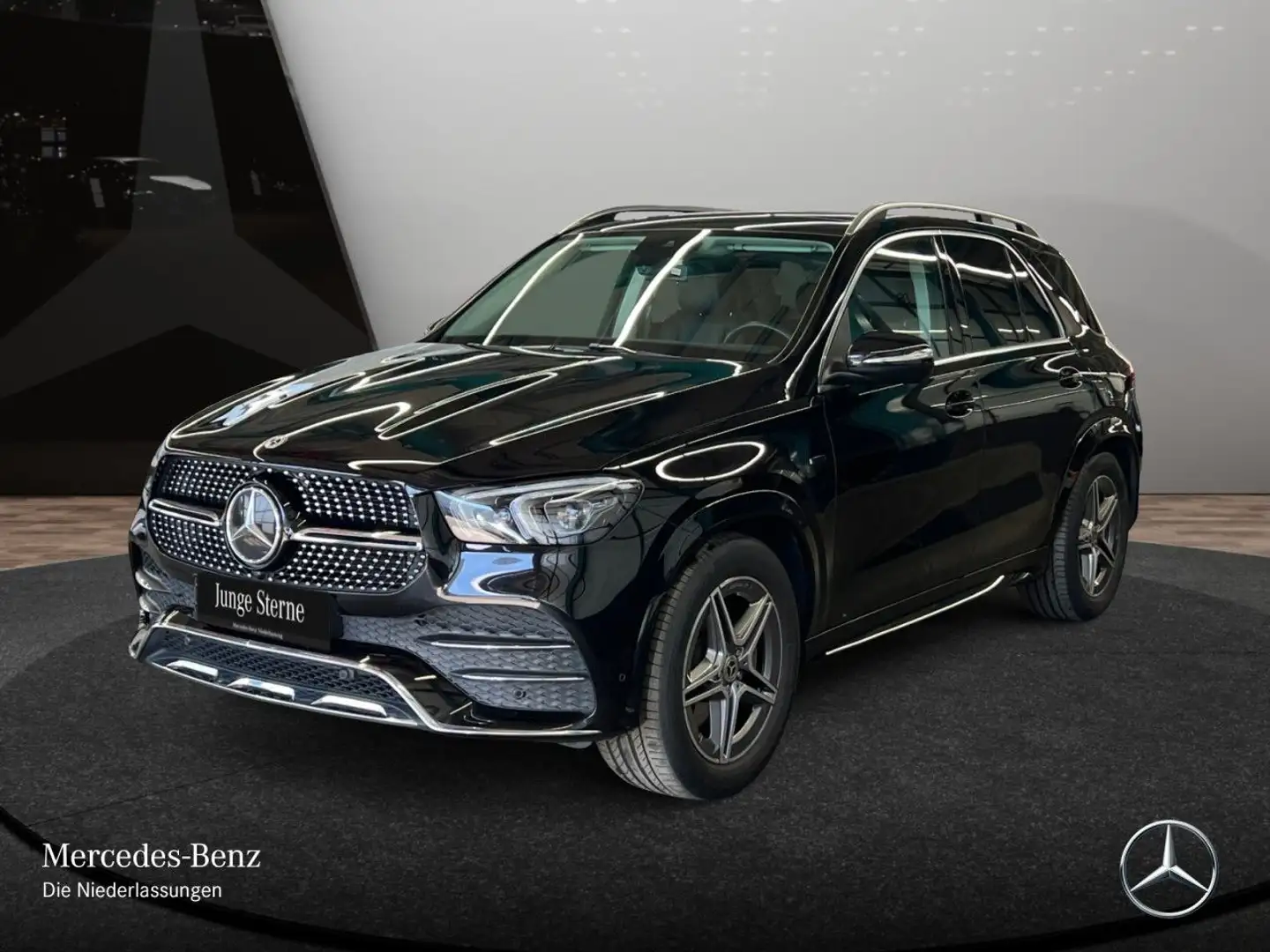 Mercedes-Benz GLE 350 de 4M AMG+PANO+360+AHK+MULTIBEAM+20"+SPUR Schwarz - 2