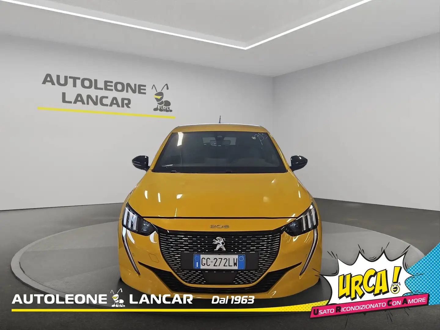 Peugeot 208 1.2 Puretech Turbo GT Line 100cv EAT8 E6 Giallo - 2