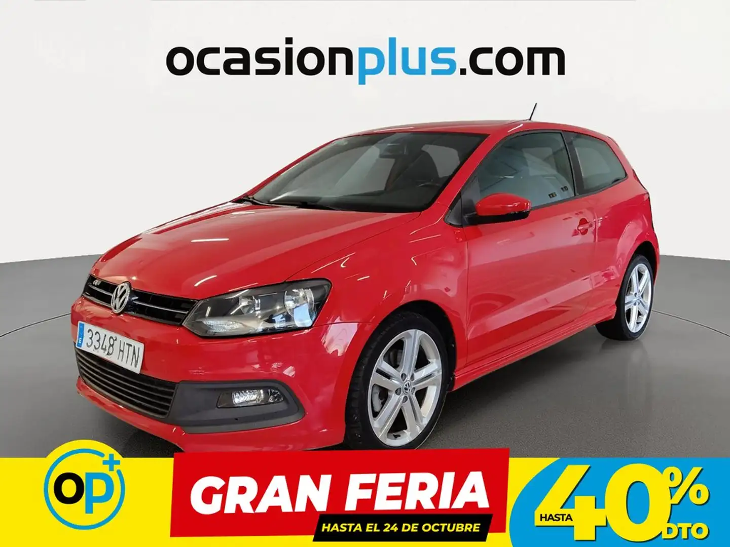 Volkswagen Polo 1.6TDI Sport by R-Line 105 Rojo - 1