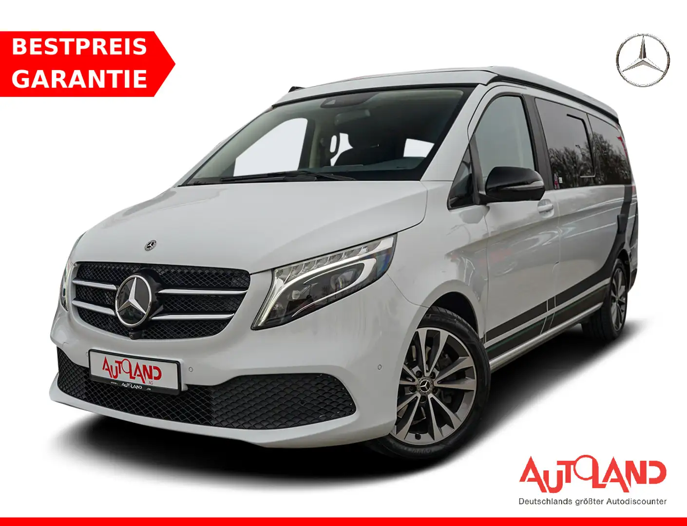 Mercedes-Benz V 220 V 220d  Marco Polo Edition LED Navi 360° Solar Blanc - 1
